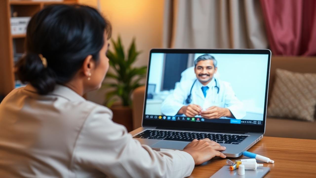 Outpatient consultation for alcohol treatment at home